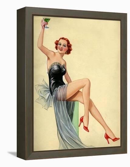 1940s UK Pin-Ups Poster-null-Framed Premier Image Canvas