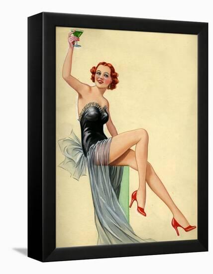 1940s UK Pin-Ups Poster-null-Framed Premier Image Canvas