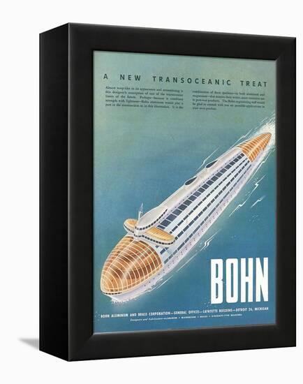 1940s USA Bohn Magazine Advertisement-null-Framed Premier Image Canvas