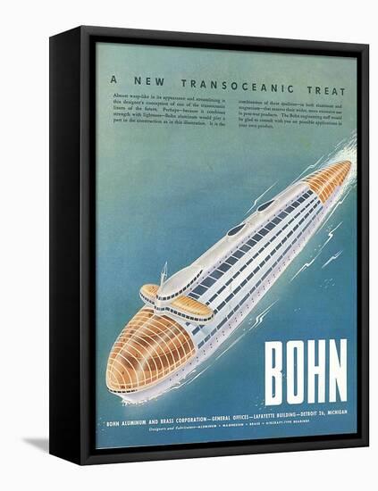 1940s USA Bohn Magazine Advertisement-null-Framed Premier Image Canvas