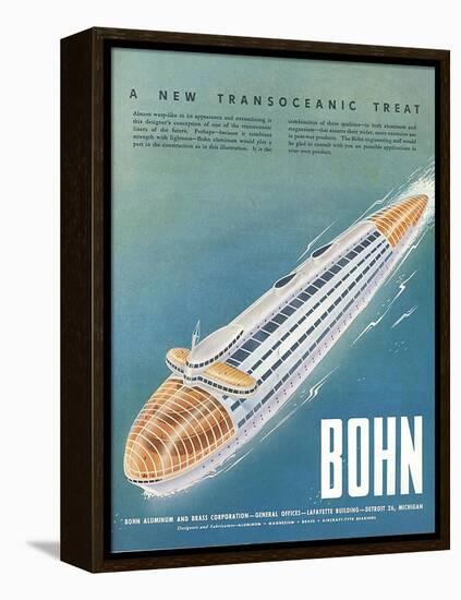 1940s USA Bohn Magazine Advertisement-null-Framed Premier Image Canvas