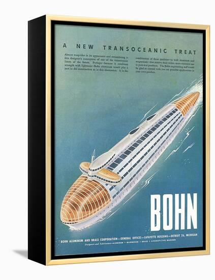 1940s USA Bohn Magazine Advertisement-null-Framed Premier Image Canvas