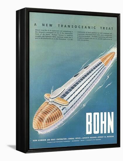 1940s USA Bohn Magazine Advertisement-null-Framed Premier Image Canvas