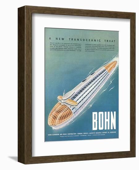 1940s USA Bohn Magazine Advertisement-null-Framed Giclee Print