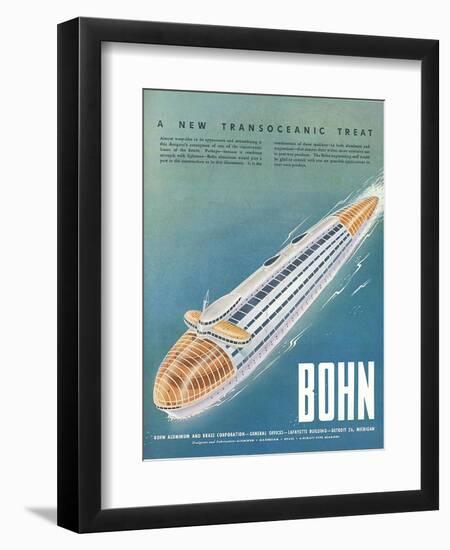 1940s USA Bohn Magazine Advertisement-null-Framed Giclee Print