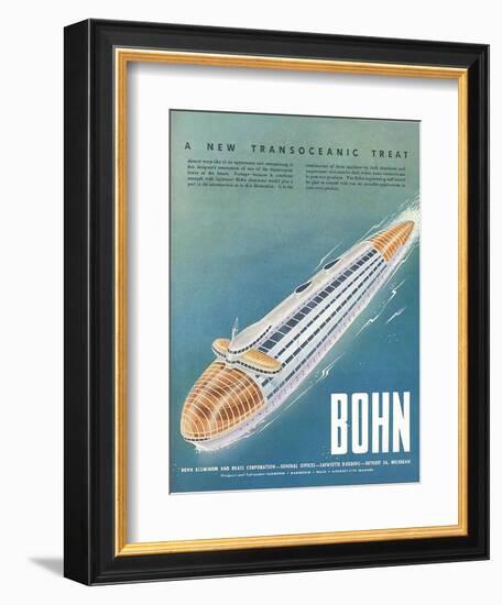 1940s USA Bohn Magazine Advertisement-null-Framed Giclee Print
