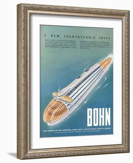 1940s USA Bohn Magazine Advertisement-null-Framed Giclee Print