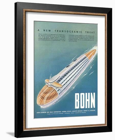 1940s USA Bohn Magazine Advertisement-null-Framed Giclee Print