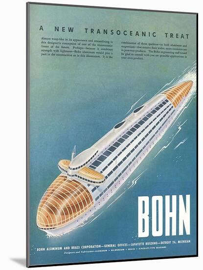 1940s USA Bohn Magazine Advertisement-null-Mounted Giclee Print