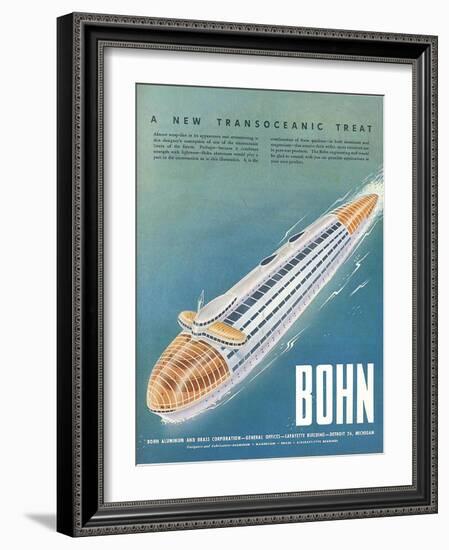 1940s USA Bohn Magazine Advertisement-null-Framed Giclee Print