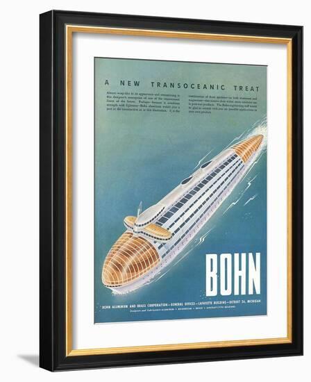 1940s USA Bohn Magazine Advertisement-null-Framed Giclee Print