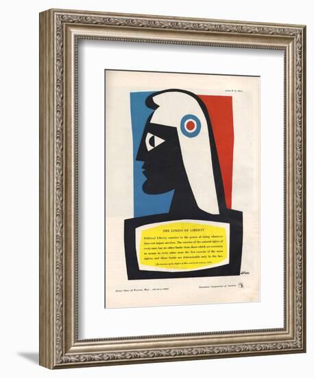 1940s USA Container Corporation of America Magazine Advertisement-null-Framed Giclee Print