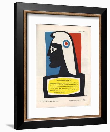 1940s USA Container Corporation of America Magazine Advertisement-null-Framed Giclee Print