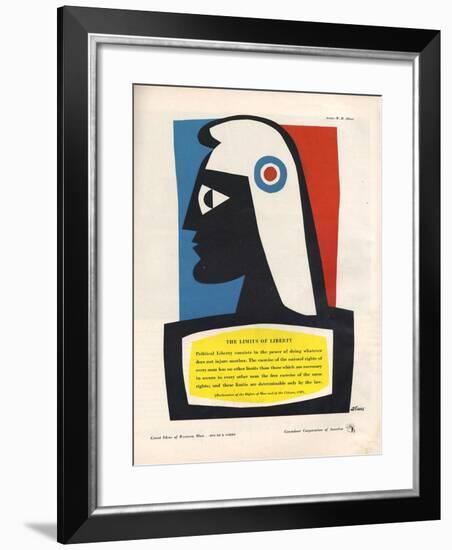 1940s USA Container Corporation of America Magazine Advertisement-null-Framed Giclee Print