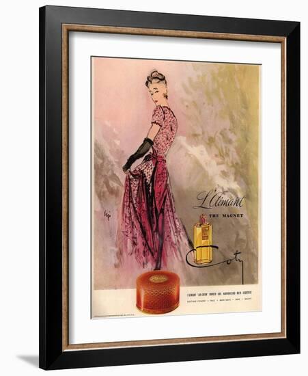 1940s USA Coty Magazine Advertisement-null-Framed Giclee Print