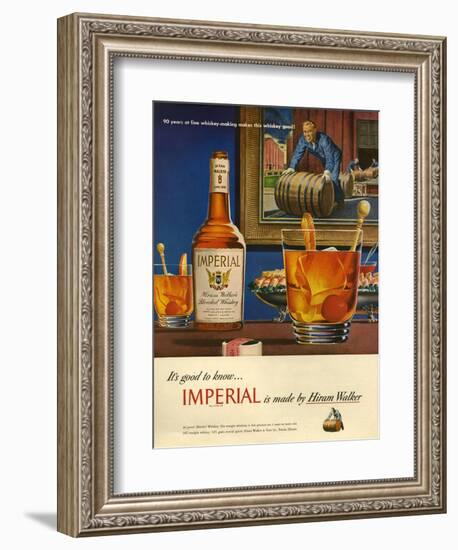 1940s USA Imperial Magazine Advertisement--Framed Giclee Print