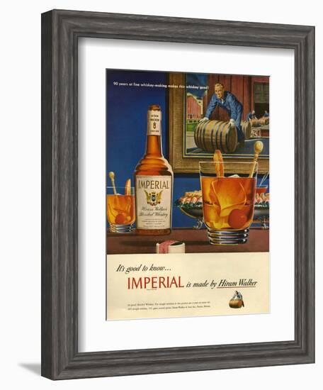1940s USA Imperial Magazine Advertisement--Framed Giclee Print