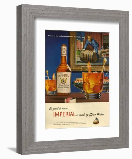 1940s USA Imperial Magazine Advertisement-null-Framed Giclee Print