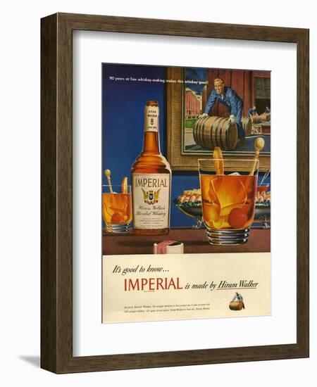 1940s USA Imperial Magazine Advertisement-null-Framed Giclee Print