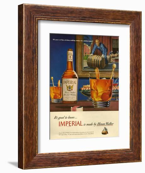 1940s USA Imperial Magazine Advertisement-null-Framed Giclee Print