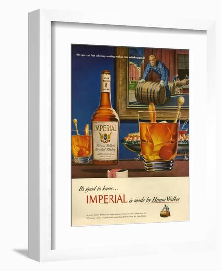 1940s USA Imperial Magazine Advertisement-null-Framed Giclee Print