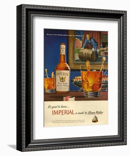 1940s USA Imperial Magazine Advertisement-null-Framed Giclee Print