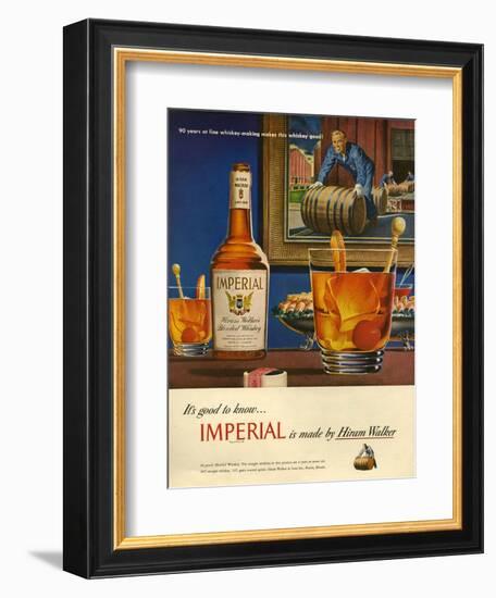 1940s USA Imperial Magazine Advertisement-null-Framed Giclee Print