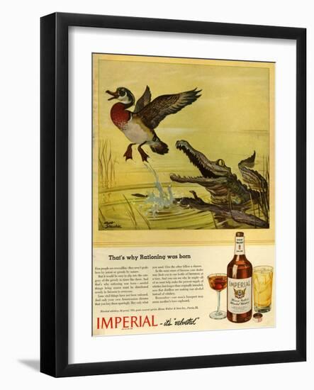 1940s USA Imperial Magazine Advertisement--Framed Giclee Print