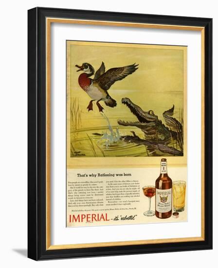 1940s USA Imperial Magazine Advertisement-null-Framed Giclee Print