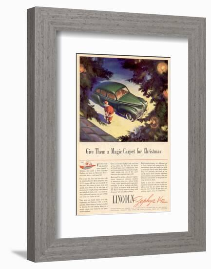 1941 Lincoln Zephyr V12-null-Framed Art Print