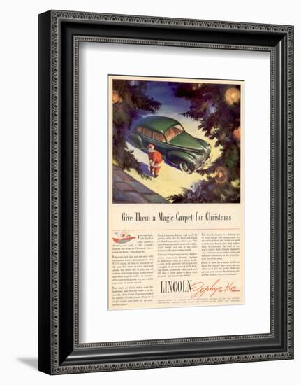 1941 Lincoln Zephyr V12-null-Framed Art Print