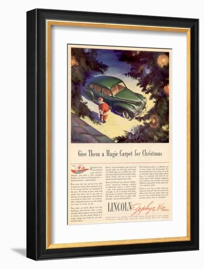 1941 Lincoln Zephyr V12-null-Framed Art Print