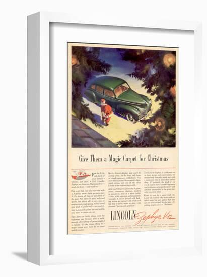 1941 Lincoln Zephyr V12-null-Framed Art Print