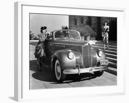 1941 Packard 120 Convertible Coupe, (C1941)-null-Framed Photographic Print