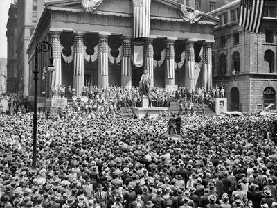 New York Stock Exchange Black and White Photography Wall Art
