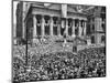 1942 WWIi War Bond Rally New York Stock Exchange Wall Street NYC-null-Mounted Photographic Print