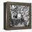 1945: Continental Central Pow Enclosure 15, Attichy, France-Ralph Morse-Framed Premier Image Canvas