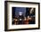 1945: Times Square at Night after Rain, New York, NY-Andreas Feininger-Framed Photographic Print