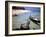 1946: Sam Cunningham Sells Sea Shells to Tourist Along the Seashore in Montego Bay, Jamaica-Eliot Elisofon-Framed Photographic Print