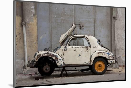 1948 Fiat Torbelino Car, Restoration Project, Alexandria, Egypt-Peter Adams-Mounted Photographic Print