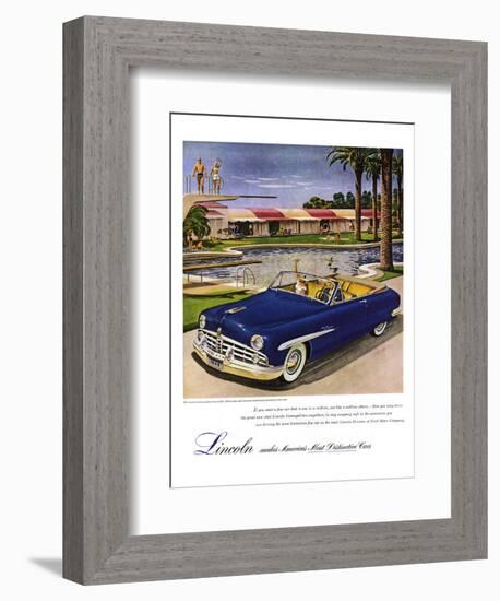 1949 Lincoln Cosmopolitan-null-Framed Premium Giclee Print