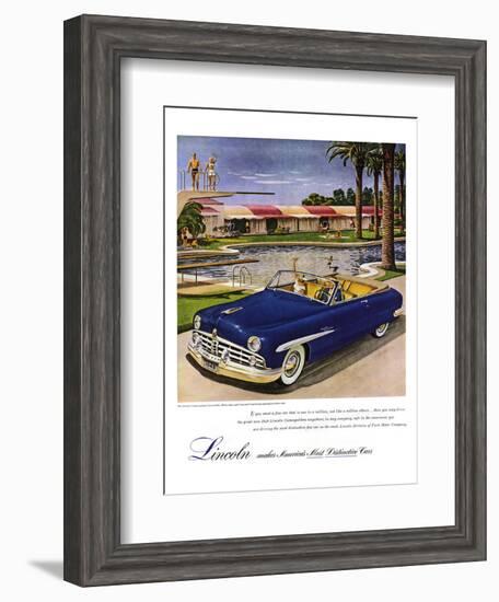 1949 Lincoln Cosmopolitan-null-Framed Art Print