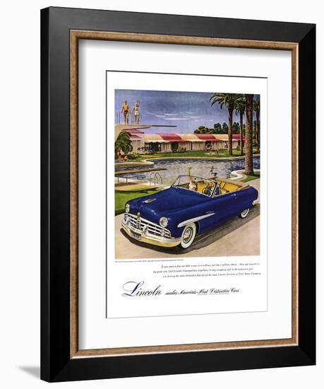 1949 Lincoln Cosmopolitan-null-Framed Art Print