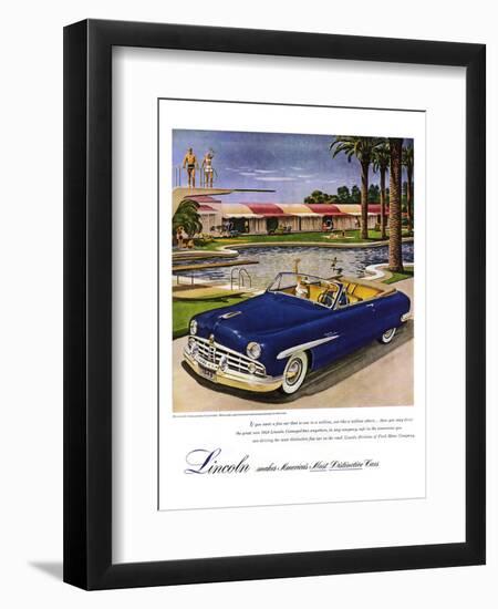 1949 Lincoln Cosmopolitan-null-Framed Art Print