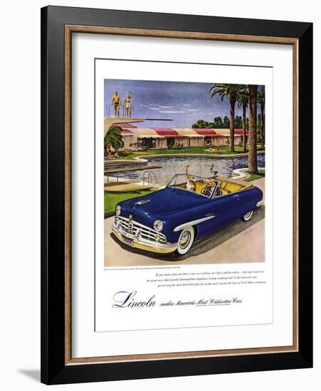 1949 Lincoln Cosmopolitan-null-Framed Art Print