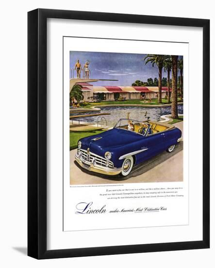 1949 Lincoln Cosmopolitan-null-Framed Art Print