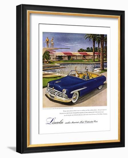 1949 Lincoln Cosmopolitan-null-Framed Art Print