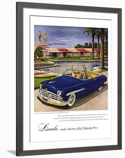 1949 Lincoln Cosmopolitan-null-Framed Art Print