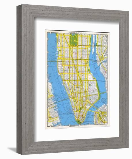 1949, Manhattan, New York, United States-null-Framed Giclee Print