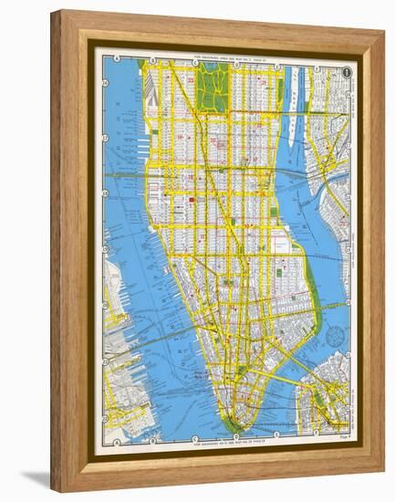 1949, Manhattan, New York, United States-null-Framed Premier Image Canvas